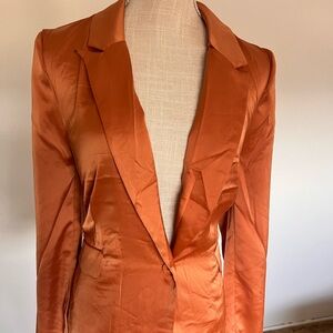 Rachel Roy satin blazer